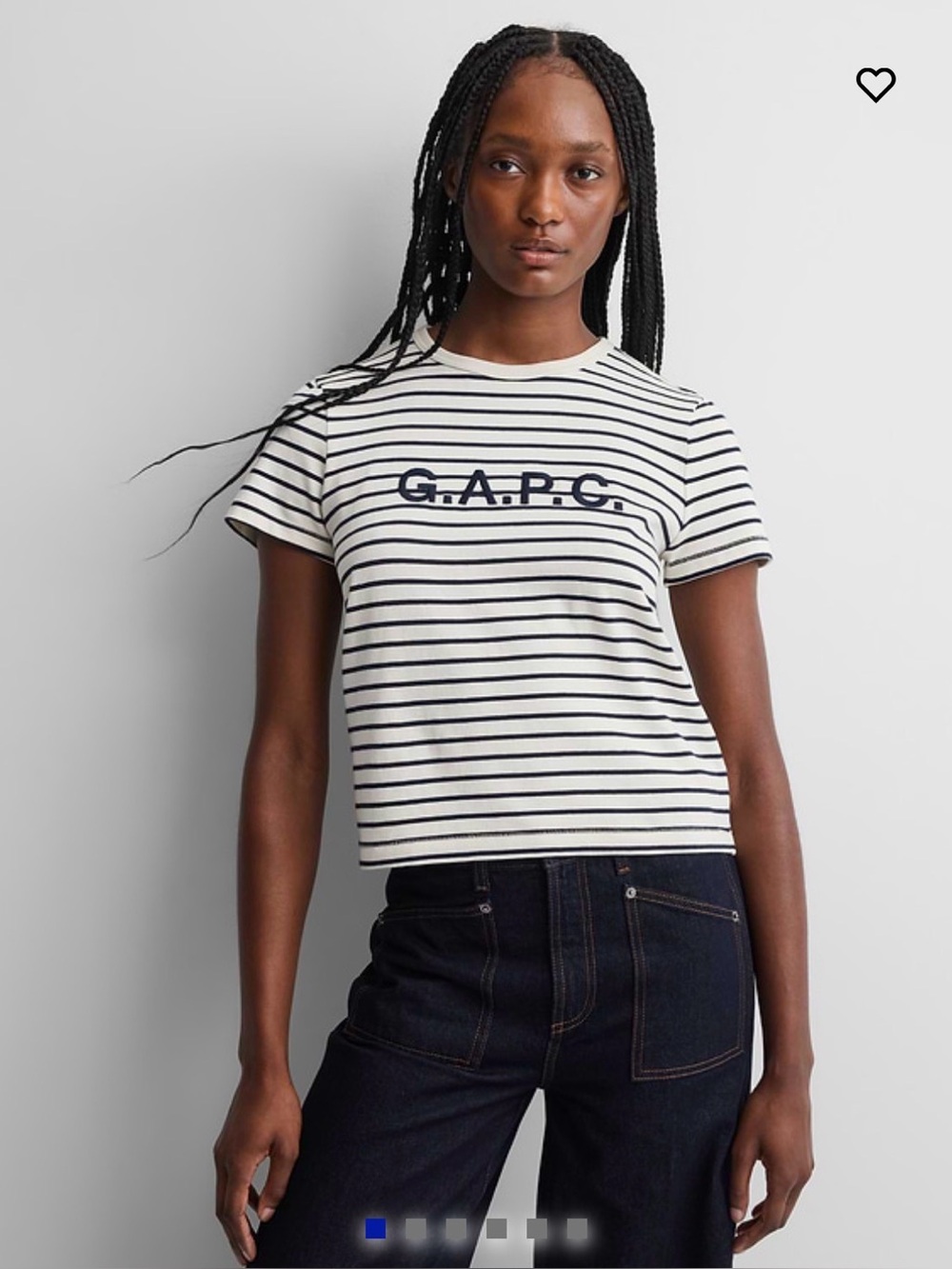Gap x A.P.C Logo T Shirt